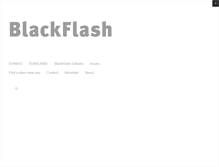 Tablet Screenshot of blackflash.ca
